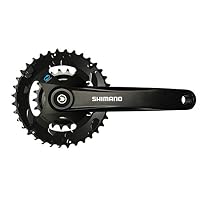 SHIMANO Unisex – Erwachsene AltusM315-2 Kurbelgarnitur, schwarz, Einheitsgröße