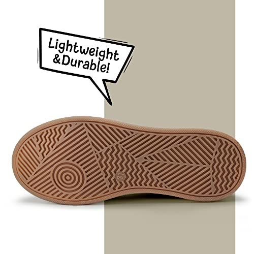 Hawkwell Kids Boy'S Casual Dress Shoes Oxford Comfort Walking Fashion Sneaker,Brown Manmade,12 M Us Little Kid thumb #4