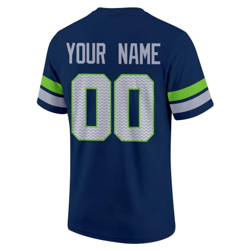 Image of T-Shirt Custom Name and Number Personalized Gifts | Crewneck Short Sleeves T-Shirt for Men S-4XL