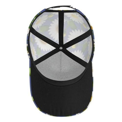 Casquette de baseball florale délavée style fleurs de printemps - 7