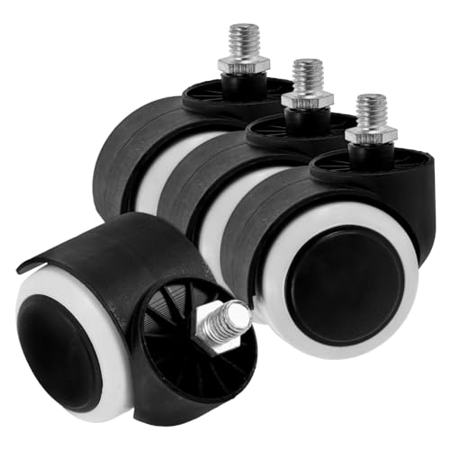 FUNOMOCYA 4pcs Stand Universal Wheel Roller Wheels Stand Replacement Wheels Stand Wheels Pole Part Stand Rollers Pole Rollers Bag Stand Rollers Plastic