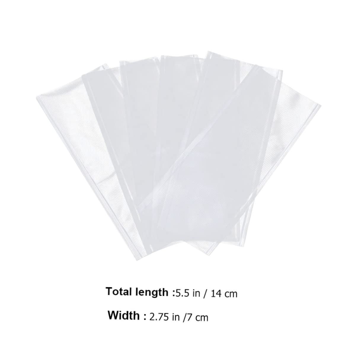 VINTORKY 100Pcs Water Soluble Fishing Bait Bags Quick Dissolving Bait Storage Pouches for Year Use Compact and Lightweight Design for Easy Carrying and Fishing