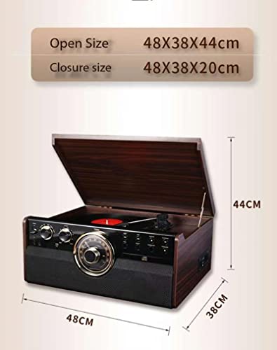 AZBUY Tourne-Disque Vinyle Multifonction rétro LP Disque Vinyle CD Radio Tout-en-Un Haut-Parleur Bluetooth - Les Beatles, Paul McCartney, John Lennon, RIngo Starr, George Harrison AZBUY Tourne-Disque Vinyle Multifonction rétro LP Disque Vinyle CD Radio Tout-en-Un Haut-Parleur Bluetooth – Image 7