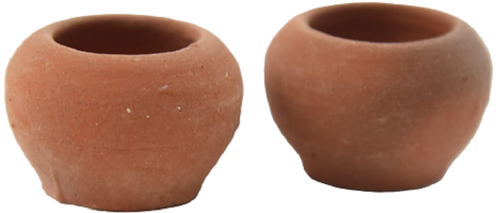 Melody Jane Dollhouse Miniature Plant In Terracotta Pot - 1:12 Scale Home Or Garden Accessory (Type C)