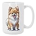 Imagen de Bee Ingenious Taza Personalizada con Pomeranian y Nombre