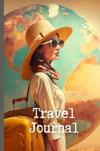 Travel Journal- Globetrotting Vintage girl design: Road Trip & Vacation Planner - The Perfect Travel Journal for Your Next Big Adventure
