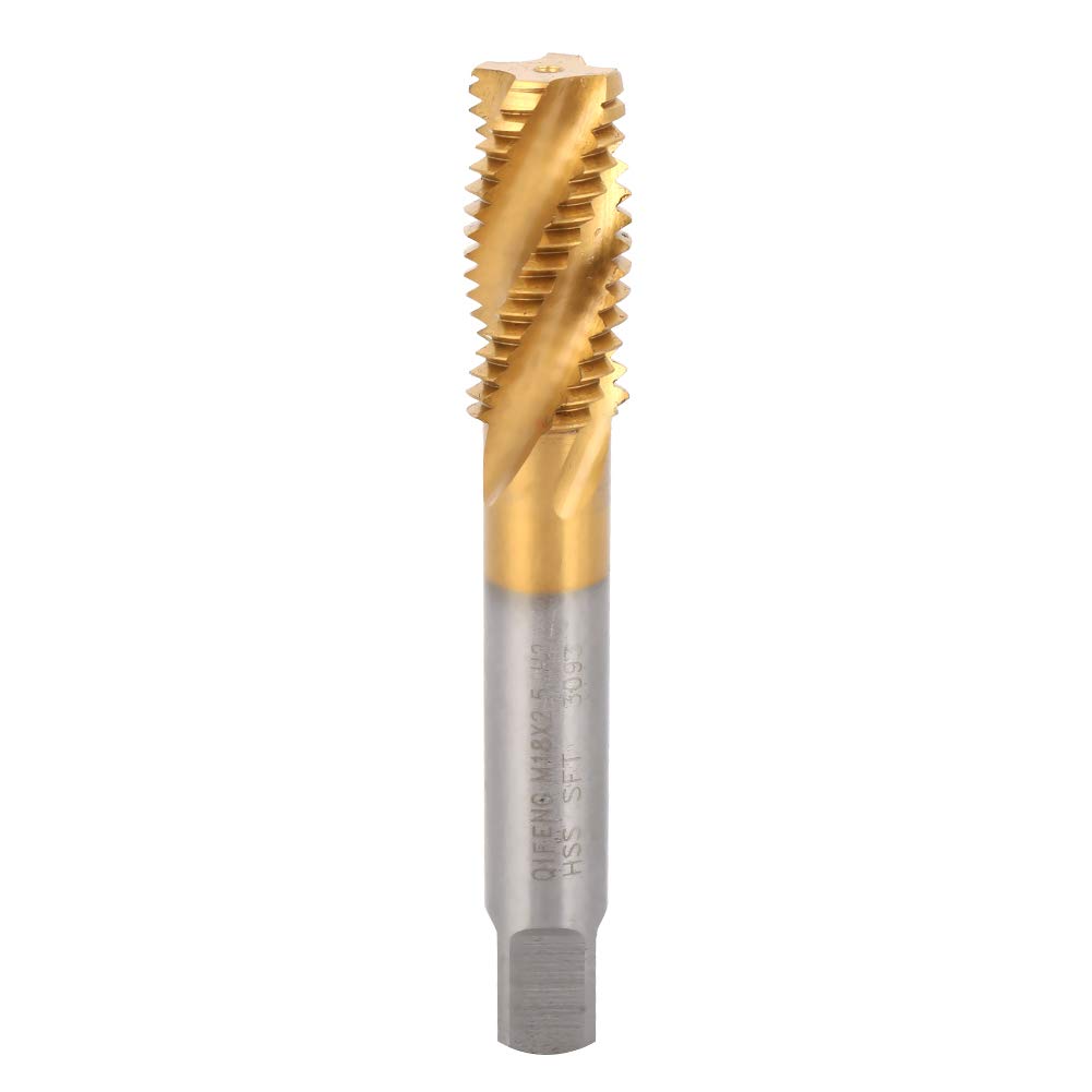 High Speed Steel Screw Tap Spiral Tap Screw Tap Spiral Tap Screw Tap Spiral Flute Metric Taps Set for Spiral Cobalt Machine
