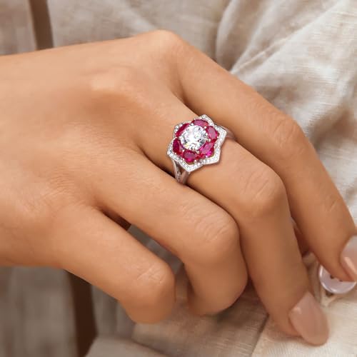 Bague trèfle porte-bonheur en argent, déclaration d'amour - 6