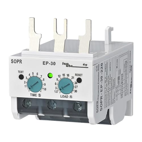 Relais de surcharge électronique SOPR-EP haute précision 0.5A à 6.5A - 4
