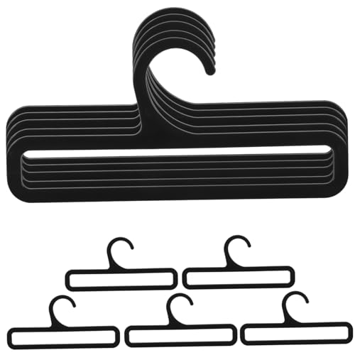 FELTECHELECTR 10pcs Clothes Hanger Towel Holder Scarf Rack Clothes Rack Scarf Organizer for Closet Scarf Holder Organizer Hangers Belt Organizer Scarf Display Belt Hanger Rectangle Tie Plastic