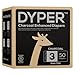 DYPER Charcoal Enhanced Diapers | Baby Diapers from Plant-Based* & Honest Materials | Day & Overnight Diapers | Disposable Diapers for Sensitive Skin (Size 3, 50, Count)