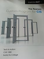 The Pearson Custom Program for CIS CGS 1000 Santa Fe College 0558407323 Book Cover