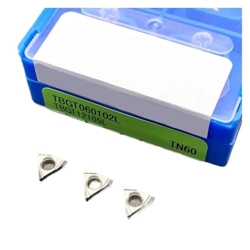 High Toughness Turning Blade Machine Accessories 10PCS TBGT060102L TN60 Hard Alloy Turning Tool External Blade Cutting Tools