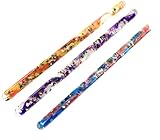 Star Magic Spiral Glitter Wands. 3pk 12.5' Sensory Wands for Kids - Glitter Tube Wonder Wand - Calming Toys Gift Party Bundle for Halloween Fairy Wizard Costume Accessories