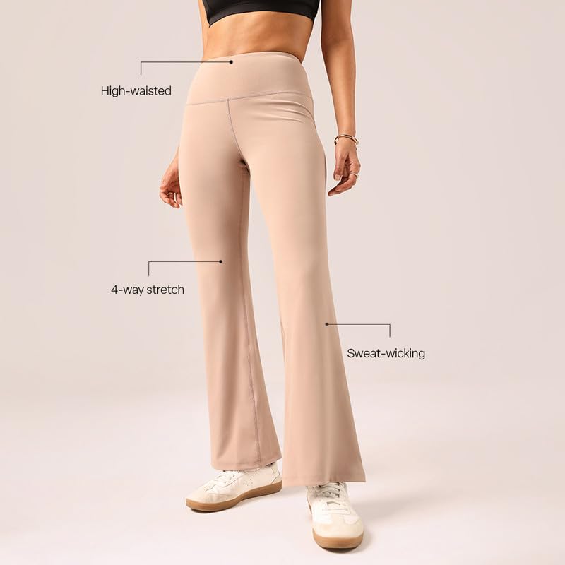 Image of BlissClub Ultimate Flare Pants Lite Tall for Women Above 5'5 ft