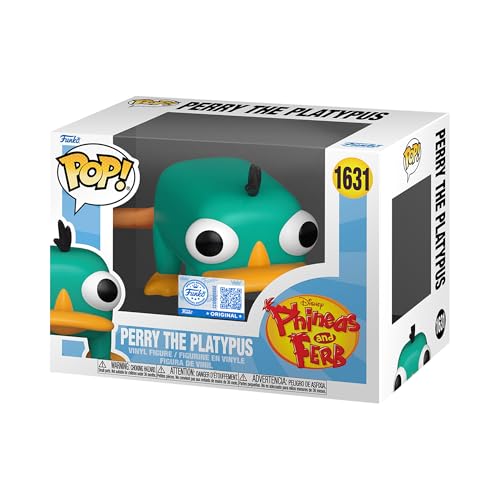 Funko Pop! Disney: Phineas and Ferb - Perry The Platypus - Phineas y Ferb - Figura de Vinilo Coleccionable - Idea de Regalo - Mercancia Oficial - Juguetes para Niños y Adultos - Anime Fans