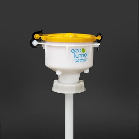 4 inch ECO Funnel, 70mm SW Cap Adapter, Yellow Lid Cover
