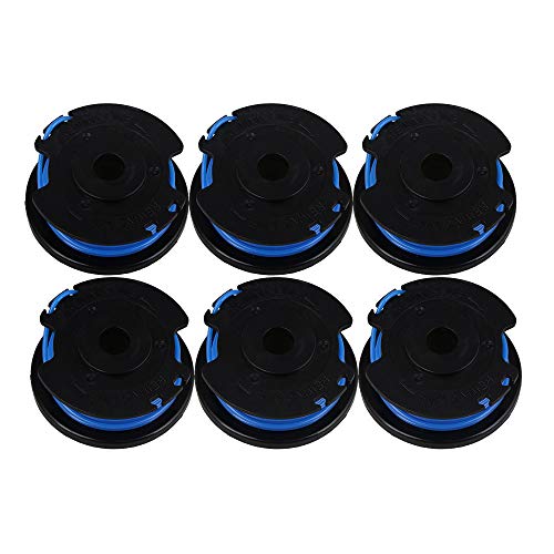 BQLZR 6Pcs 29252 Trimmer Replacement Spool Line Replacement for Greenworks 21062 21602