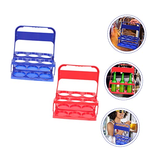 Anneome 2 Stks Carrier Picknick Bier Voor Organisatoren Caddy Bar Bbq Drank Catering Rek Restaurant Beker Drinken Diner… - Afbeelding 7