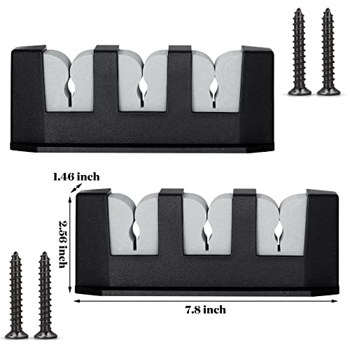 image for Sratte 4 Pcs Fishing Rod Holder for Boat Wall Mount Fishing Rod Rack 3