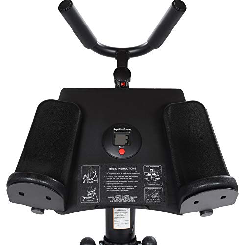 image for alemior Updated Foldable Abdominal Crunch Coaster 440lbs Capacity Abdo