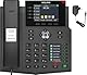 GEQUDIO IP Telefon GX5+ Set mit Netzteil Adapter - Fritzbox, Telekom kompatibel - Premium Freisprechen & 2X Farbdisplays - Anleitung (PDF) für Telefonanlage, Sipgate, fonial, Telekom, Speedport