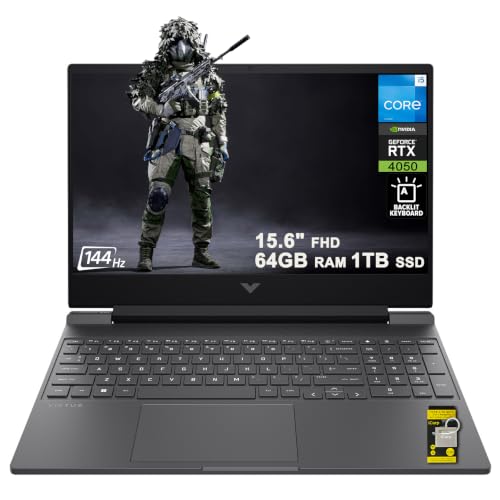 HP Victus 15 �Q�[�~���O�m�[�g�p�\�R�� 15.6�C���` FHD IPS 144Hz Intel 8�R�A i5-13420H (>i7-12650H) 64GB RAM 1TB SSD GeForce RTX 4050 �o�b�N���C�g Type-C