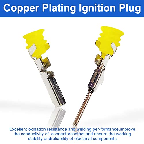 Image of 6 Sets 6 Pin Connector Automotive Electrical Connectors, Way Car Waterproof Electrical Connector Terminals, Wire Connector Plug Kit Male and Female 22-16 AWG