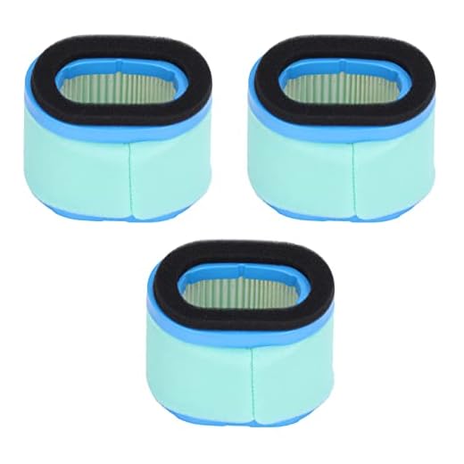 Filtro de ar, 3 peças fácil de substituir cortador de grama filtro de ar, filtro de ar durável substituir com pré-filtro de espuma para John Deere M147431 M143278 JS63 JS63C JS63E JS61 JS60 JS60H JS70