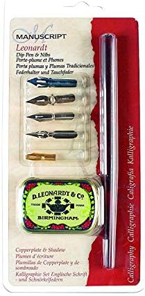Manuscript Pen Leonardt Copperplate and Shadow Set