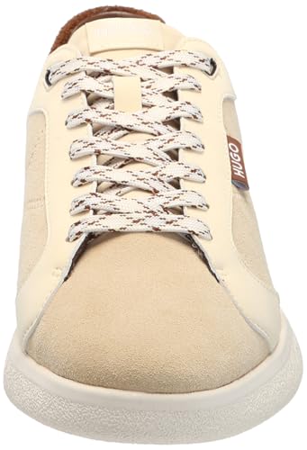 HUGO Men's Two Tone Suede Cupsole Sneaker2
