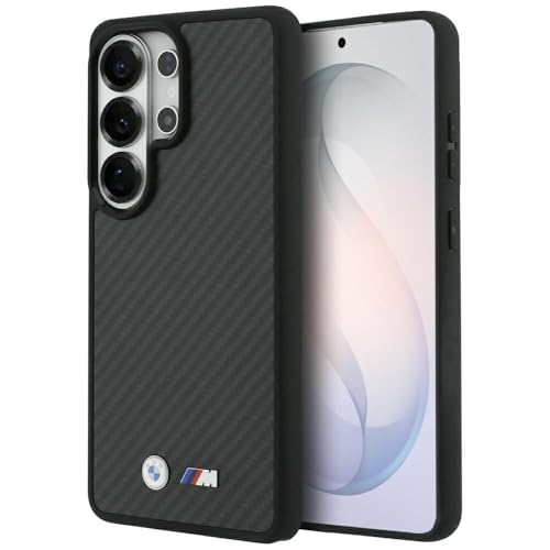 CG MOBILE BMW M Kevlar Logo Compatible avec Mag Safe Coque pour Samsung Galaxy S26 Ultra (Noir)