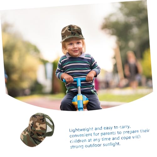 Boys and Girls's Adventure Camouflage Sun Hat Lightweight Mesh Baseball Cap for Boys Girls Outdoor Play Uv Protection3