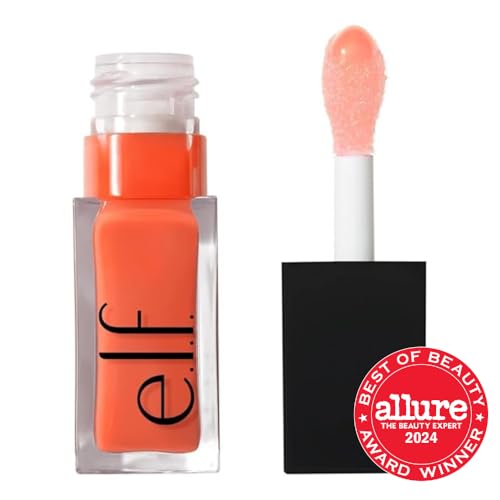 e.l.f. Glow Reviver Lip Oil, Nourishing Tinted Lip Oil For A High-shine Finish, Infused With Jojoba Oil, Vegan & Cruelty-free, Coral Fixation - Image 2