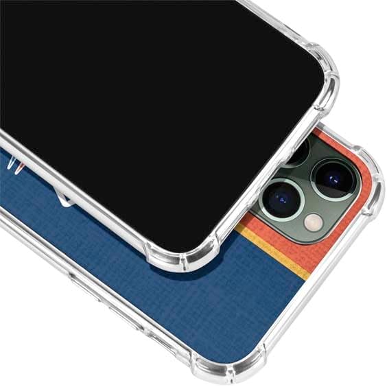 Skinit Clear Phone Case Compatible with iPhone 11 Pro Max - Officially Licensed NBA OKC Thunder Split Design