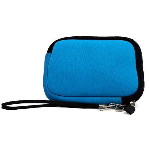 Sky Blue Camera Case With Unique Full Access Zipper Opening For Your Canon Digital Camera: Powershot A1200 A2200 A2300 A2400 Is A3300 A3400 A4000 S95 S100 Elph 110 Hs Elph 100 Hs Elph 510 520 530 Hs Elph 300 310 320 Hs + Green Vangoddy Bracelet!!! #TOP4