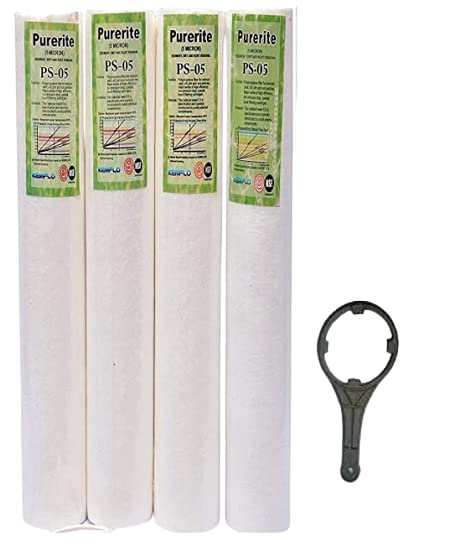 Capital Spun Filters Grooved Type for Water Purify, RO Accessory, Filter/Catridges - 20-inch, Pack of 4-image-46