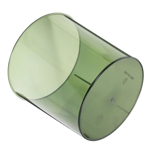 IMIKEYA Florero De Plástico Transparente Cubo Redondo para Flores De Plástico Cubos De Hielo De Plástico Florero Transparente Inastillable Centro De Mesa para Mesas Verde