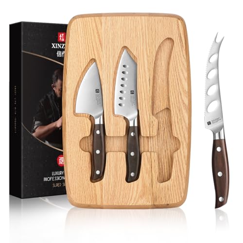 【Piatto Magnetico in Quercia Rossa】Progettata specificamente per servire, tagliare e conservare, la piastra magnetica ad aspirazione combina tre funzioni in una. Utilizzata con il Coltello da formaggio professionale, è un ottimo strumento per tagliare e servire il formaggio, ma è anche perfetta per conservare i coltelli da formaggio, per le feste e per i regali di Natale, per far sentire speciali i vostri amici e ospiti.