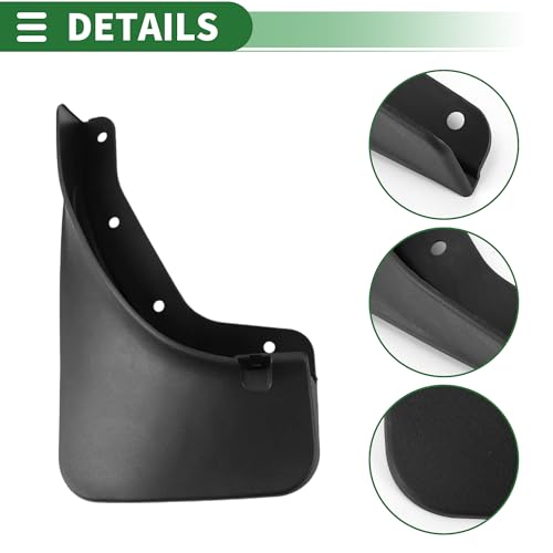 Image of Motoforti Mud Flaps Splash Guards Mud Guards for Lincoln Nautilus 2018-2022 W /Mount Accessories
