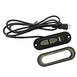 Trurovem 5-poliger Liegestuhl-Mobilteil mit USB-Anschluss, elektrischer Sofasteuerschalter für Hebestuhl-Fernbedienung, 2. Lade-Handsteuerung, schwarz (schwarz)