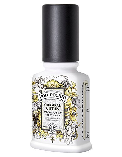 Spray para inodoro Poo-Pourri Before-You-Go, botella de 2 onzas, aroma cítrico original