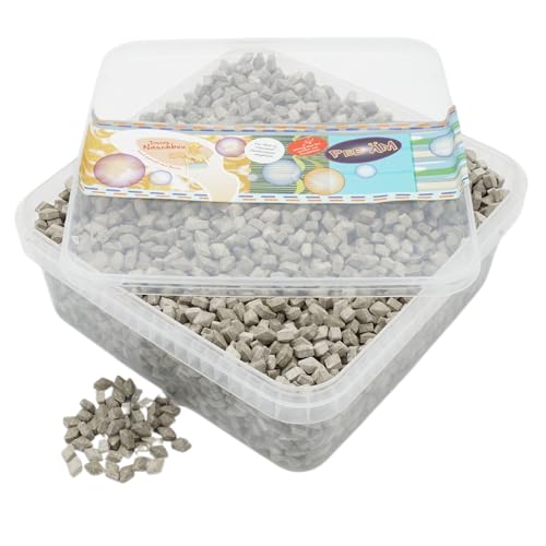 Deine Naschbox | Salmiak Lakritz Diamanten | 1kg Naschbox | XL Großpackung für Party, Candybar & als Geschenk - Gelatinefrei - Lakritzspezialität