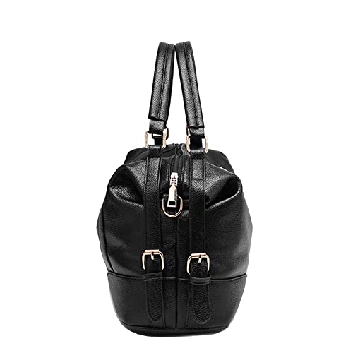 Mudono Boston Tote Bag for Women Large Capacity Shoulder Bag Top Handle Handbag Casual Crossbody Bag Retro Satchel3