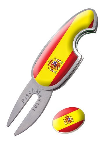 SPAIN PITCHMASTER DIVOT TOOL, PITCHMARK REPAIRER BY ASBRI GOLF