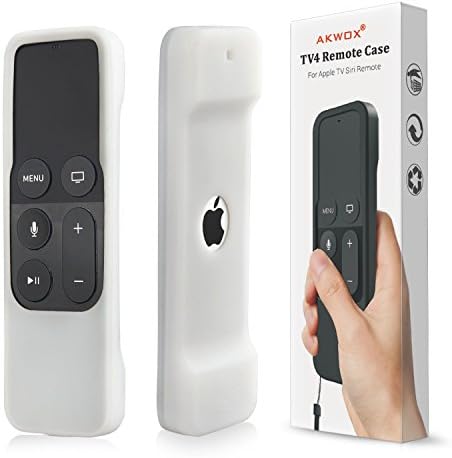 Remote Case for Apple Tv 4th / 4K 5th Generation, Akwox Light Weight [Anti Slip] Shock Proof Silicone Remote Cover Case with Lanyard -not for New Apple 4k TV Series 6th Gen 2021