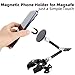 FPN All-Metal Magnetic Phone Holder with Super Clamp&10″ Long Arm for Magsafe, Adjustable Rear View Mirror Phone Holder Mount for Car/Truck/Handlebar, Compatible with iPhone 16 15 14 13 12 Series