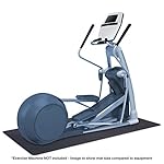 MotionTex Exercise Equipment Mat for Under Treadmill, Stationary Bike, Rowing Machine, Elliptical, Fitness Equipment, Home Gym Floor Protection, 30" x 78", Black - Image 5