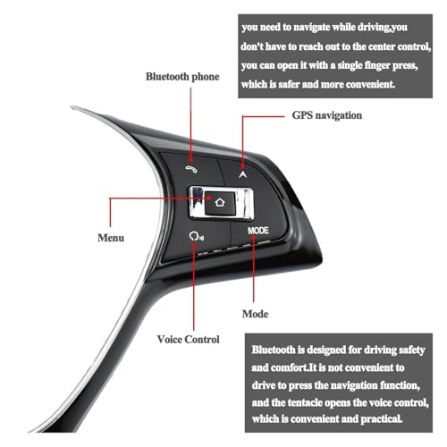 Bouton volant multifonction avec interrupteur volume audio haute réactivité - 3