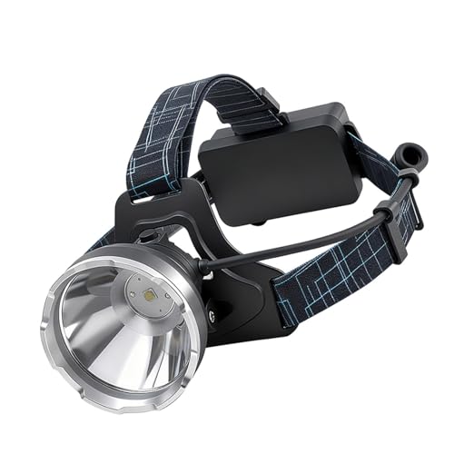 Lampe frontale LED portable pour la pêche de nuit et camping